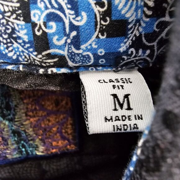 ROBERT GRAHAM OLD MONEY FLIP CUFF LONG SLEEVE BUTTON UP SHIRT MEN'S M - Picture 2 of 9